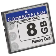 Professional 8GB Compact Flash Memory Card(White&Blue) White Blue