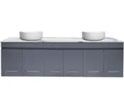 1800*450*450mm Hampton Matte Grey Cabinet with 1800X460 Stone Top