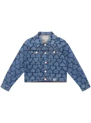 GUESS Blue Denim Jacket Size: 5, Spandex