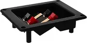 Angoily Box Card Base Card Holder Cable Trench Bed Frame Buckle Clip Accessories Connector Clip Sofa Label Card Holder Fastener Bracket Round Paint Cans Car Dashboard Table Card Holder Abs