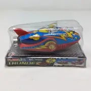 Thunder Racer Robot Rocket Tin Toy Friction Power Space Ship PlayGo 74500 New