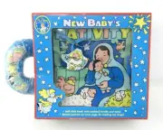 Bean Sprouts New Baby's Nativity Book Stuffed Soft Fabric Pages 1999 ~NIB~ T66