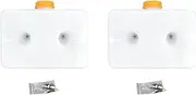 2X 5L Plastic Air Parking Heater Fuel Tank 2 Hole Oil Storage with Cover for Car Truck Caravan Fuel Oil Tank