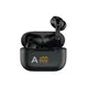 【AIWA 日本愛華】TWS真無線藍牙耳機 電量顯示 IPX4 防水抗汗 藍芽5.1-黑色(AT-X80A)