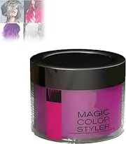 Magic Color Styler, Magic Color Styler Gel, Magic Color Hair Styler Cream, Diy Natural Hair Wax Magic Color Hair Wax, Natural Magic Color Hair Dye, Temporary Hair Color Wax, Hair Color Gel (Pink)