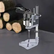 Micro Drill Press Table Tool Bench Pillar Pedestal Clamp Drilling Collet Tool US