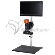 HAYEAR 11.6" LCD 24MP 2K HDMI USB Microscope Camera 150X Lens for Phone PCB