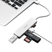 Pisen USB-C to 4xUSB-A 3.0 Charging HUB - TPE Flexible Wire, Light Indicator, Resistant to Pulling and Bending, More Durable, High-Speed Transmission 6940735499745