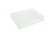 50 Pack of 15*15*4cm Clear PVC Plastic Folding Packaging Small rectangle/square Boxes for Wedding Jewelry Gift Party Favor Model Candy Chocolate Soap Box