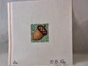 B Fox Hand Stitch Painted Canvas 18 Count - Acorn #A