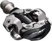 [SHIMANO] XT PD-M8100 Bicycle Pedal, Silver/Black, One Size, Mountain Bike