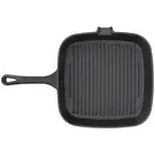 Cast Iron Grill Griddle Pan Ribbed/Flat Hamburger Stove Top Fry Pan Plate NEW