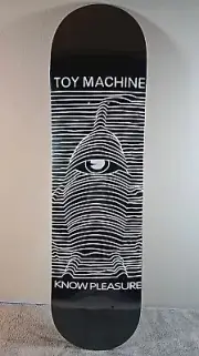TOY MACHINE Know Pleasure Toy Division Sect Skateboard Deck 8.0 New In Shrink