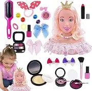 Hair Mannequin Head for Kids, Mannequin Styling Head Hair Doll, Pretend Play Hair Styling Toy, Kids Mannequin Head for Hair, Styling Head for Ages 3+, Hair Doll Pretend Play Set, Kids Hair Styling