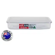 12 x 2.5L Plastic Storage Container Kitchen Fridge Pantry Organiser Tubs Box