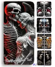 For Nokia C Series Personalised Text Phone Cover - Skull - C32/31/30/21/12/3/2/1