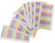TOVINANNA Hair Extension Tapes 10pcs Double Sided Adhesive Strips Secure Wig Tape Natural Seam Water-resistant for Wigs Extensions