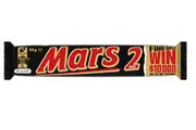 2 x Mars Milk Chocolate Bar Caramel & Nougat 2 Pack 64g