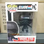 {玩具路邊攤} 代理版 FUNKO POP 除暴突擊隊 G.I JOE V1 蛇眼 大英雄 SNAKE EYES 76