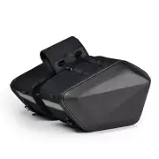 60L Durable Motorcycle Hard Shell Side Bag Saddlebags Panniers Sport Dirt Bike