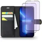 For iPhone 13 Pro Premium Leather Wallet Case Flip Folio Stand Cover Shockproof