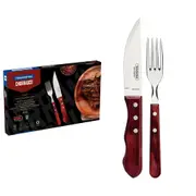 Tramontina 12 Piece Polywood Jumbo Steak Set - Red