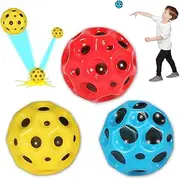 Astro Jump Ball, 3 Pieces Space Moon Ball, Mini Jump Ball, Super High Bouncing Lightweight Jumping Ball, Bouncy Balls, Interactive Toy for Stress Relief