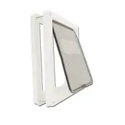 2 WAY Locking Brush Flap Pet Door Magnetic Closure Dog Cat