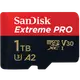 SanDisk Extreme Pro microSDXC 1TB, V30, U3, C10, A2, UHS-I, 200MB/s R, 140MB/s 記憶卡