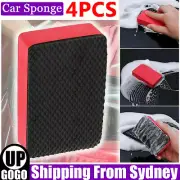 4PCS Car Magic Clay Bar Wax Polish Pad Cleaning Eraser Sponge Block Wash Cleaner