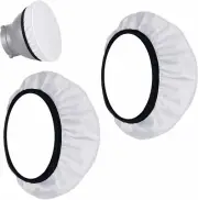 2X Studio White Soft Diffuser Sock for Reflector Flash Sparkler Lamp Light Shade