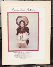 VTG Byron Doll Patterns BY-268 BRU JNE 10 “Mignonette" Fits 17” Doll - Unopened