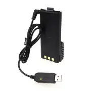 USB Charger Cable with Indicator Light for BaoFeng UV-5R Extend Battery BF-UVB3