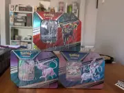 Sealed Pokemon TCG Eevee V Heroes Tins Set of 3 Umbreon, Espeon, Sylveon New