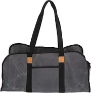 [Cerlyiont] Firewood Carrier, Bag Canvas Waxed Large Firewood Log Tote Carrying Indoor Bag, Firewood Storage Tote, Fire Place Log Holders Outdoor Fire Wood Carrier with Handles