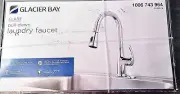 Glacier Bay Clare Single Handle Pull Down Laundry Utility Faucet in Chrome