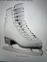 New Rollerblade Bladerunner women's Solstice Ice Figure Skate white Size 9