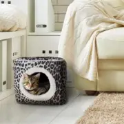 Petmaker 80-PET6020 Cat Pet Bed Cave Indoor Enclosed Covered Cavern & House -...