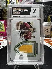 Collect-a-Bubbles | 2025 Futera Incredible Football | 2025 - Dusan Vlahovic - HS17 - /07 - Hotshots | Ace Graded 9 | Certificate Number 355328