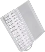 WRITWAA 260pcs Fake Nails Manicure Nails Tips No Odor Natural Look for Women's Manicures