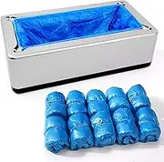 Daseeme Automatic Shoe Covers Dispenser with 200pcs Disposable Shoe Covers Non Slip Shoe Cover Floor for House Office Hospital Factory Fits One Size