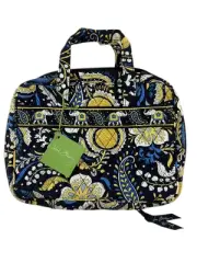 Vera Bradley NEW Ellie Blue Good Book Cover Zip Case w/ 3 Bookmarks Bible Tote