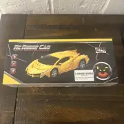 Yellow RC Car, Transforming Robot RC Cars for Kids Toys, 2.4Ghz 1:18