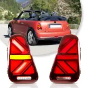 LED Red Tail Lights For 2001-06 BMW Mini Cooper R50 R52 R53 Rear Lamps w/Startup (for: Mini)