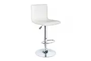 Pino PU PVC Leather Bar Stool Kitchen Chair White