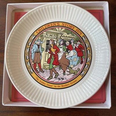 Wedgwood Children’s Story 6” Plate “The Golden Goose” By The Brothers Grimm 1979