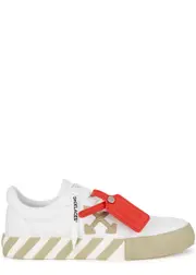 Off-white Vulcanized Canvas Sneakers - 8 8