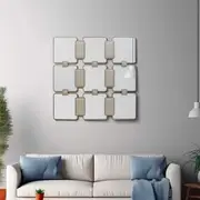 Contemporary Geometric Wall Mirror Rectangular & Square Design