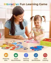 Joycat See & Spell Matching Letter Toy, CVC Word Game, Learning Educational Gift