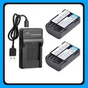 2x Battery + Usb Led Charger for Pentax K-01 K3 K5 K5 MkII K7 645D DLI90 D-LI90
